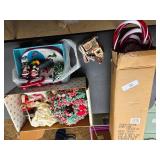 Lot of Christmas Items Lighted Candy Canes & Mickey, Minnie Ice Fishing