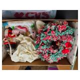 Lot of Christmas Items Lighted Candy Canes & Mickey, Minnie Ice Fishing