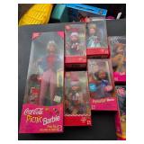 2 Barbies & 10 Kelly Club Dolls (New In Package)