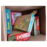 Lot of Board Games, Rubiks Cube, Puzzles (Some New)