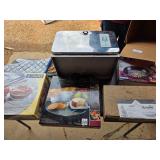 Vintage Metal Bread Box & Kitchen Wares (Some New)