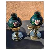 2- Electric Kerosene Style Lamps