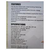 ATS Power 100ton Shop Press