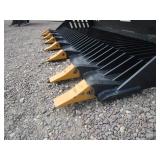 LandHonor 72" Skid Steer Skeleton Rock Bucket