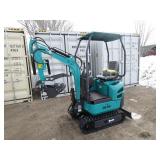 CFG Industry QK16R Excavator 15hp, Front Joystick Controls, Hydraulic Bucket Thumb