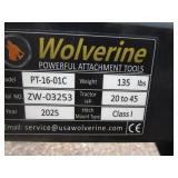 Wolverine Skid Steer Class I Quick Tach