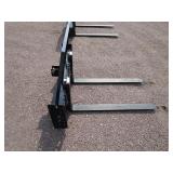 Wolverine 48" 3 Point Pallet Forks w/Bale Spear & Receiver Hitch Mounts