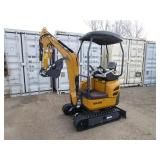 CFG Industry QK20R Excavator 23hp, Pilot Controls, Hydraulic Bucket Thumb