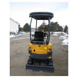 CFG Industry QK20R Excavator 23hp, Pilot Controls, Hydraulic Bucket Thumb