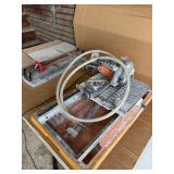 Professional Tile Equipment Lot – RIDGID Wet Tile Saw & RUBI TR-600-S Tile Cutter