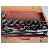 Heavy-Duty Socket & Breaker Bar Lot – Large SAE  Sockets, Extensions & Lug Wrenches
