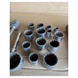 Heavy-Duty Socket & Breaker Bar Lot – Large SAE  Sockets, Extensions & Lug Wrenches