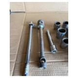 Heavy-Duty Socket & Breaker Bar Lot – Large SAE  Sockets, Extensions & Lug Wrenches