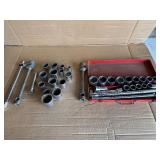 Heavy-Duty Socket & Breaker Bar Lot – Large SAE  Sockets, Extensions & Lug Wrenches