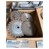 Contractor Tool & Shop Supply Lot – Circular Saw Blades, Drywall Tools, Scrapers, Trowels & More