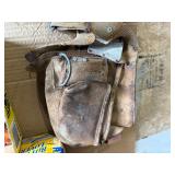 Large Vintage Hand Tool Lot – Hammers, Screwdrivers, Wrenches, Leather Tool Belt & Shop Tools