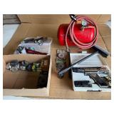 Automotive Garage Lot – Sears Penske Timing Light, 5-Gallon Air Tank, Flashlights & Shop Supplies