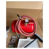 Automotive Garage Lot – Sears Penske Timing Light, 5-Gallon Air Tank, Flashlights & Shop Supplies