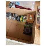 Automotive Garage Lot – Sears Penske Timing Light, 5-Gallon Air Tank, Flashlights & Shop Supplies