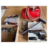 Automotive Garage Lot – Sears Penske Timing Light, 5-Gallon Air Tank, Flashlights & Shop Supplies