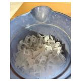 Large Tile Installation Supply Lot – Leveling Wedges, Spacers & Clips – Contractor Bulk Quantity
