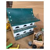 Purple Martin House Bird Condo with Garden Tools, Sprinklers & Watering Accessories