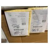 Fabric & Home Décor Lot – JOYDECO Linen Textured Sheer Curtains, Upholstery Fabric & Material Remnants