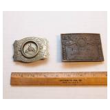 Vintage Belt Buckles – Budweiser & Horse Design