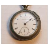 Antique 1884 Elgin Pocket Watch with Paperwork