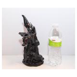 Wax Wizard & Dragon Figurine