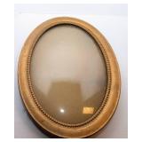 Antique Picture Frame with Convex (Bubble) Glass – 14.5" x 21.5"