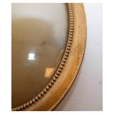 Antique Picture Frame with Convex (Bubble) Glass – 14.5" x 21.5"