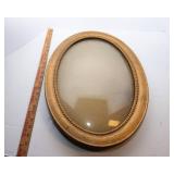 Antique Picture Frame with Convex (Bubble) Glass – 14.5" x 21.5"