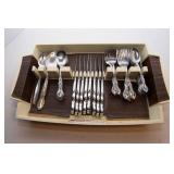 1847 Rogers Bros Stainless Flatware Set – 51 Pieces with Storage Tray