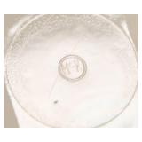 Vintage McKee Red Sailboat Refrigerator Dishes – Set of 2 (Milk Glass with Clear Lids)