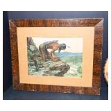 Native American Wall Art – Framed Print & Oval Native American Artwork