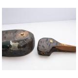 Vintage Wooden Duck Decoys - Set of Three