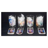 Disney 25th Anniversary McDonald’s Glasses – Set of 4