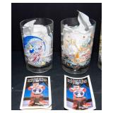 Disney 25th Anniversary McDonald’s Glasses – Set of 4