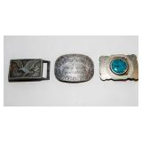 Vintage Belt Buckles – Set of 3