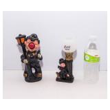 Vintage Clown Lamp & Charlie Chaplin Bar Oil Lamp – 2 Piece Lighting Lot