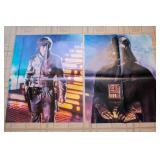 1980 Star Wars: The Empire Strikes Back Posters – Luke Skywalker & Darth Vader (Set of 2)