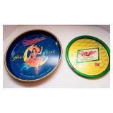 Miller High Life Beer Trays – Set of 2