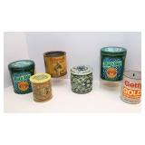 Vintage Tin Collection – Set of 6