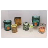 Vintage Tin Collection – Set of 6