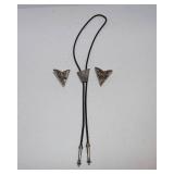Vintage Bolo Tie & Collar Clips – Sterling Ricardo Bolo Tie