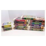 Disney Masterpiece Collection VHS Tapes & McDonald’s Toys Lot