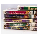 Disney Masterpiece Collection VHS Tapes & McDonald’s Toys Lot