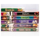 Disney Masterpiece Collection VHS Tapes & McDonald’s Toys Lot