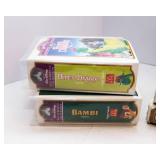 Disney Masterpiece Collection VHS Tapes & McDonald’s Toys Lot